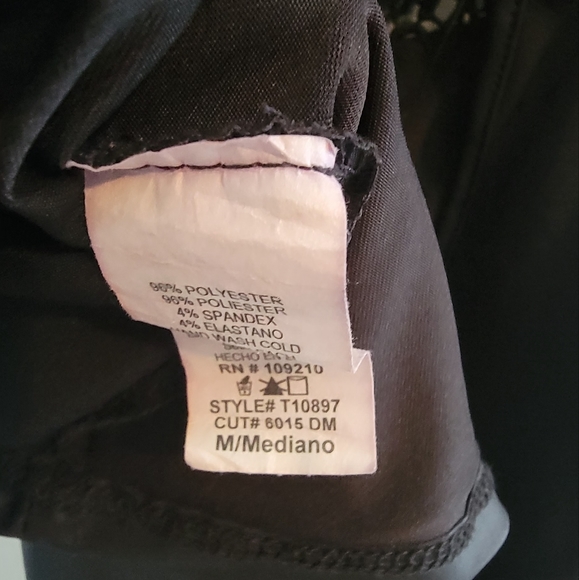 Faux leather top - Picture 2 of 3